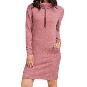 Pink Prana Sweatshirt Dress